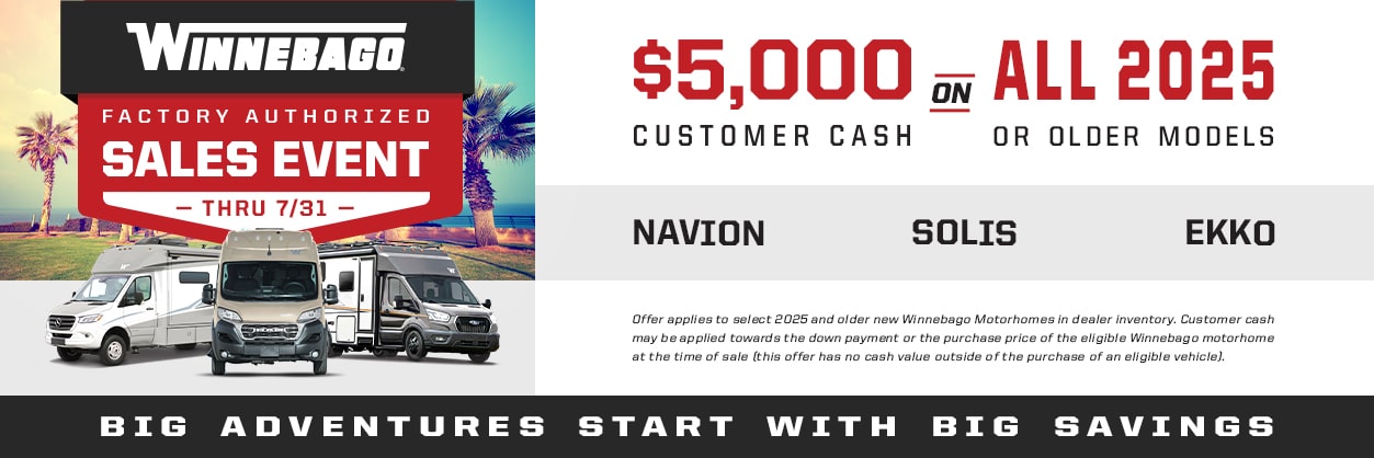 Winnebago Sales Event 2025